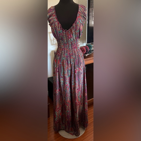 White Waves Pants - Jumpsuit wide legs